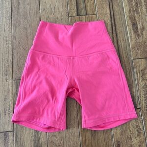 Lululemon Align Biker Shorts 4” Hot Pink